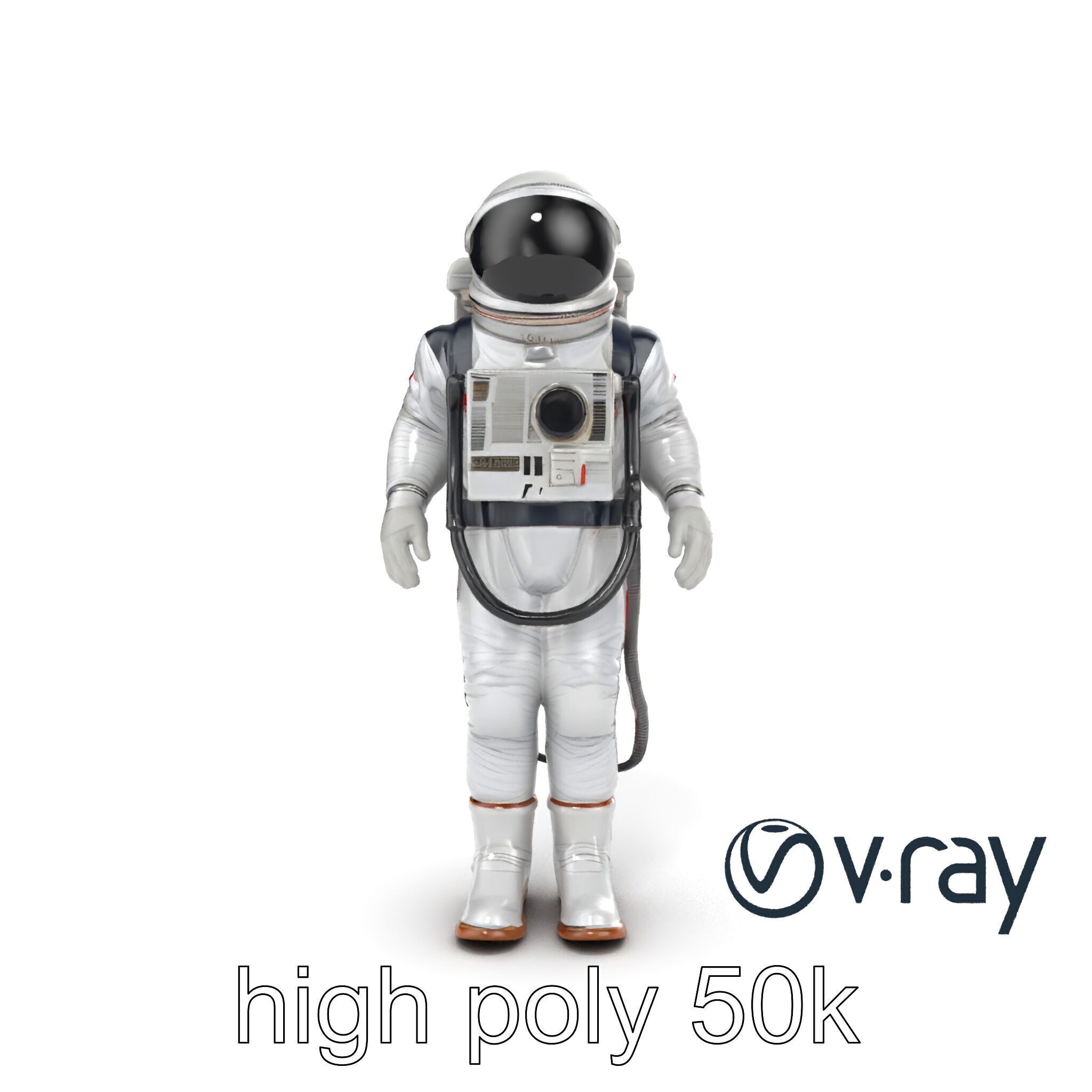 Soviet Zenit Spacesuit Buran Program model pack Low-poly 3D model_25