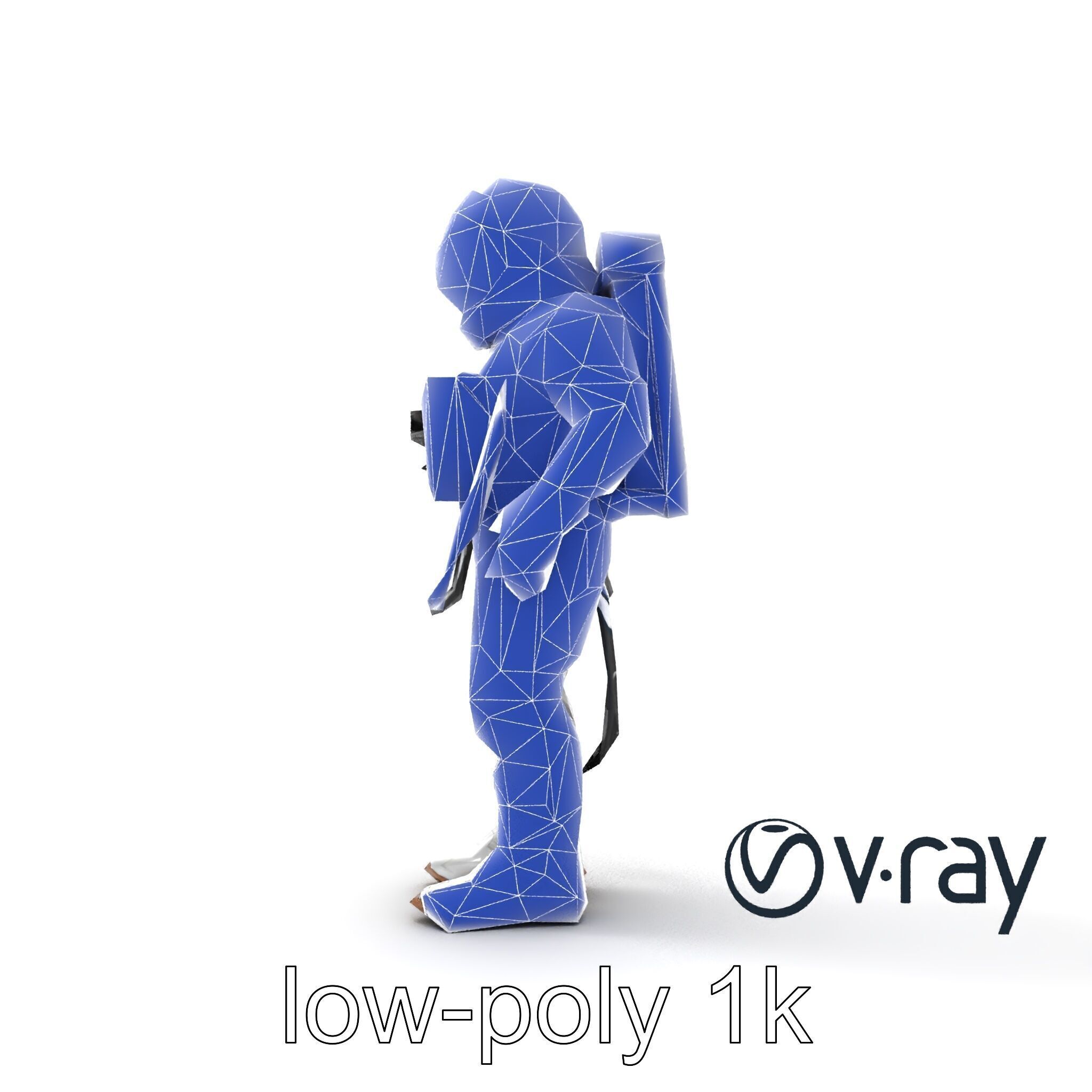 Soviet Zenit Spacesuit Buran Program model pack Low-poly 3D model_23