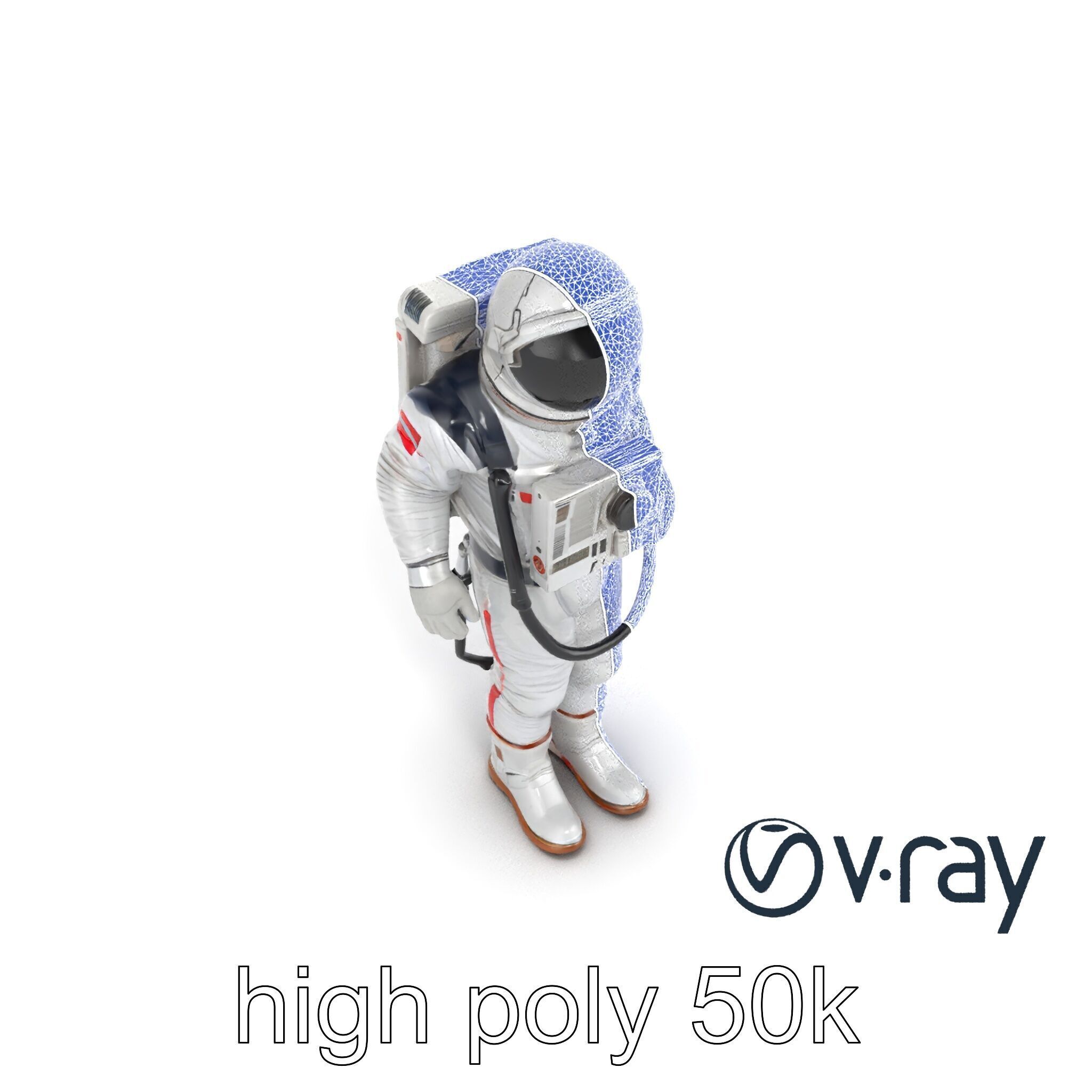 Soviet Zenit Spacesuit Buran Program model pack Low-poly 3D model_20