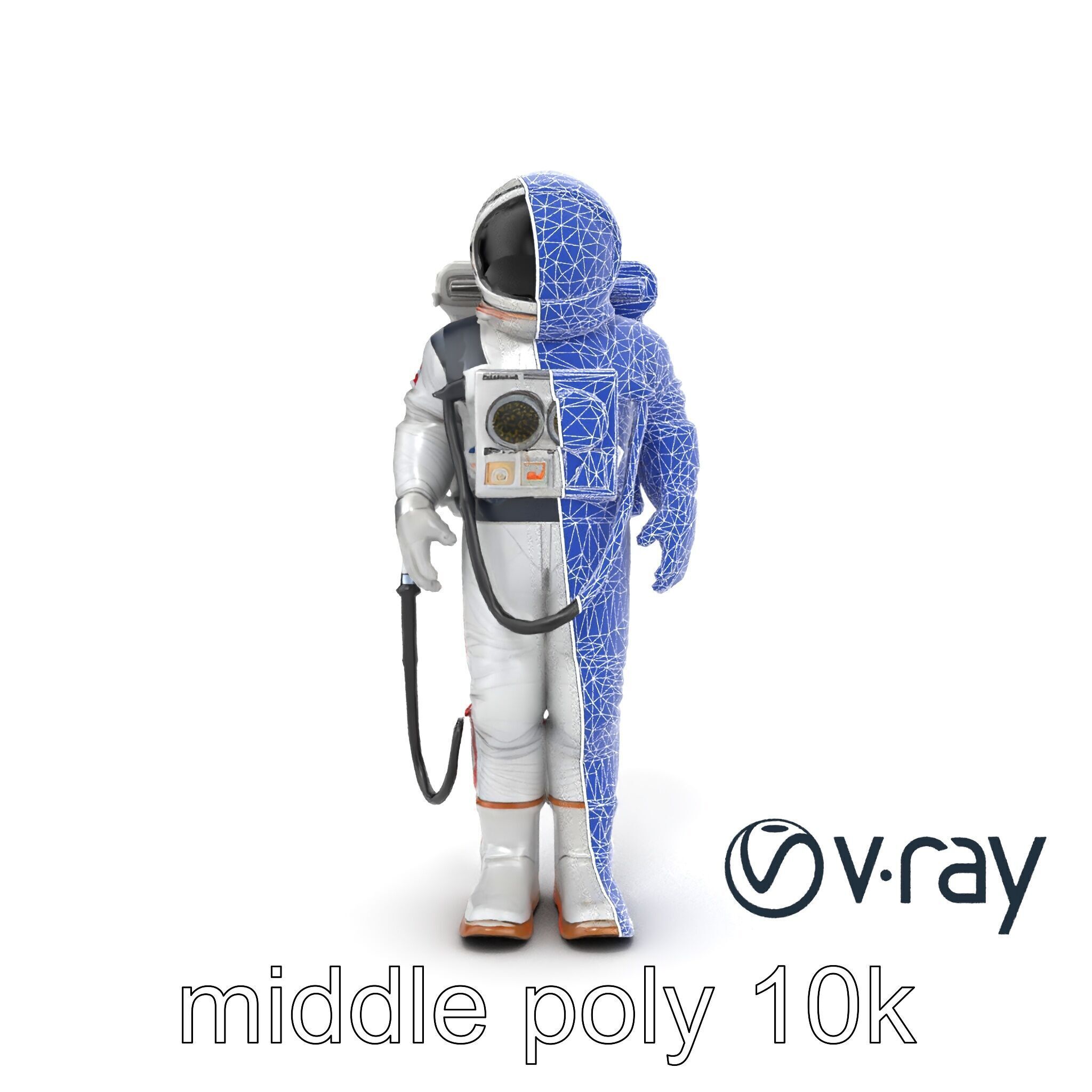 Soviet Zenit Spacesuit Buran Program model pack Low-poly 3D model_21