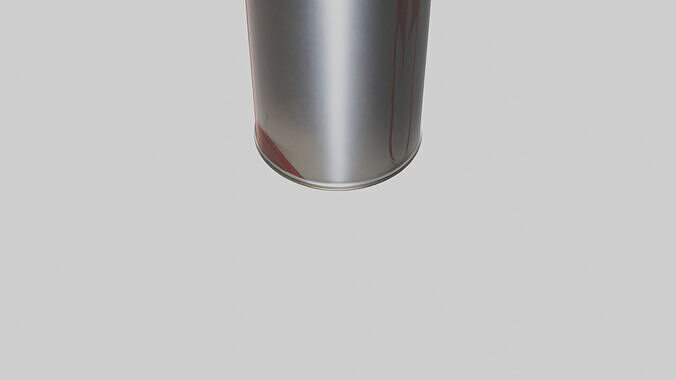 Canned Chili model Low-poly 3D model 5