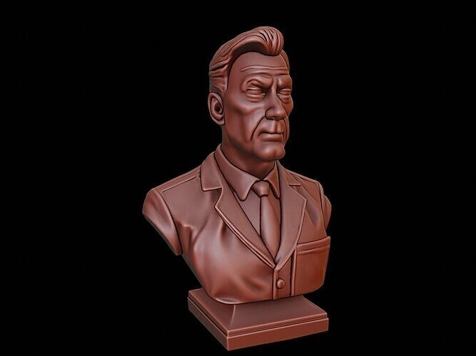 Social Worker Bust 3D print model