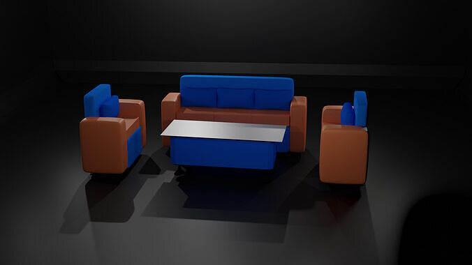 drawing room modren sofa 3D model