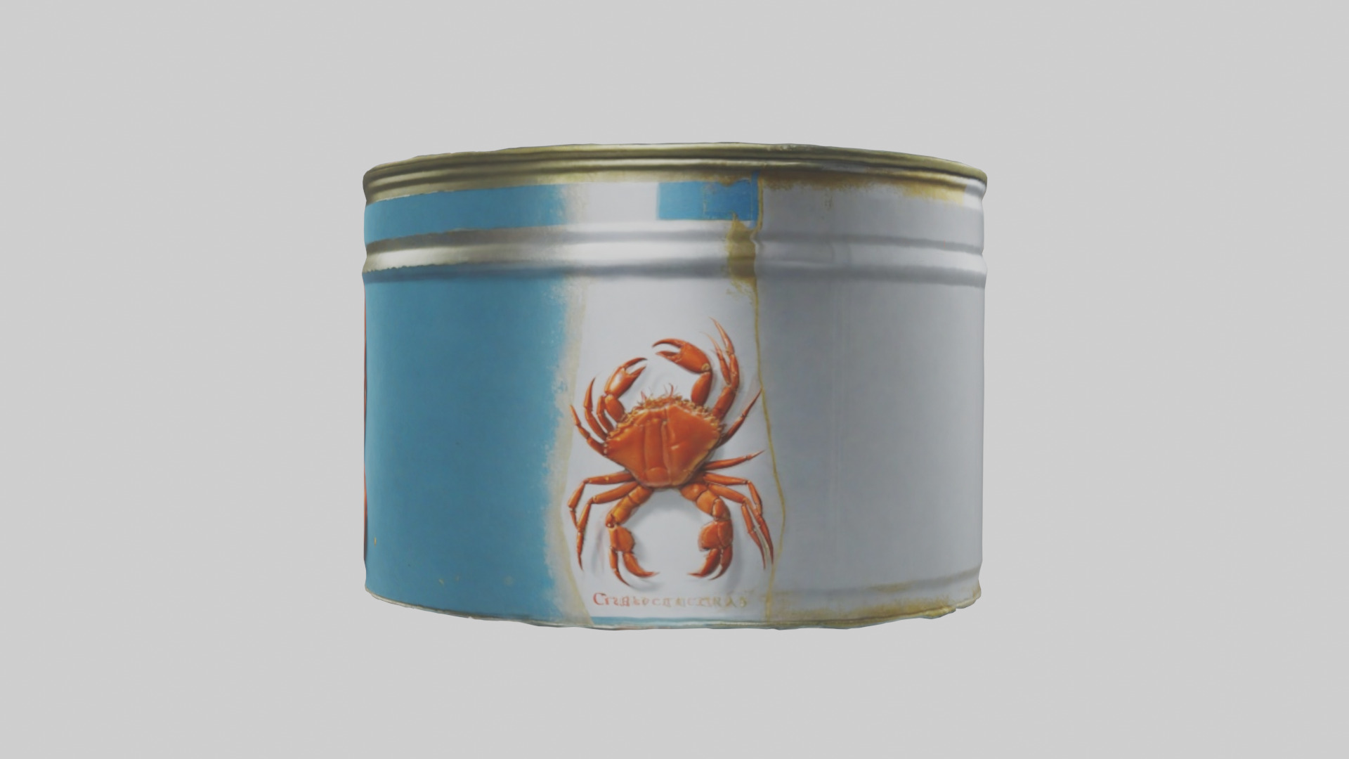 Canned Crab model Low-poly 3D model_12