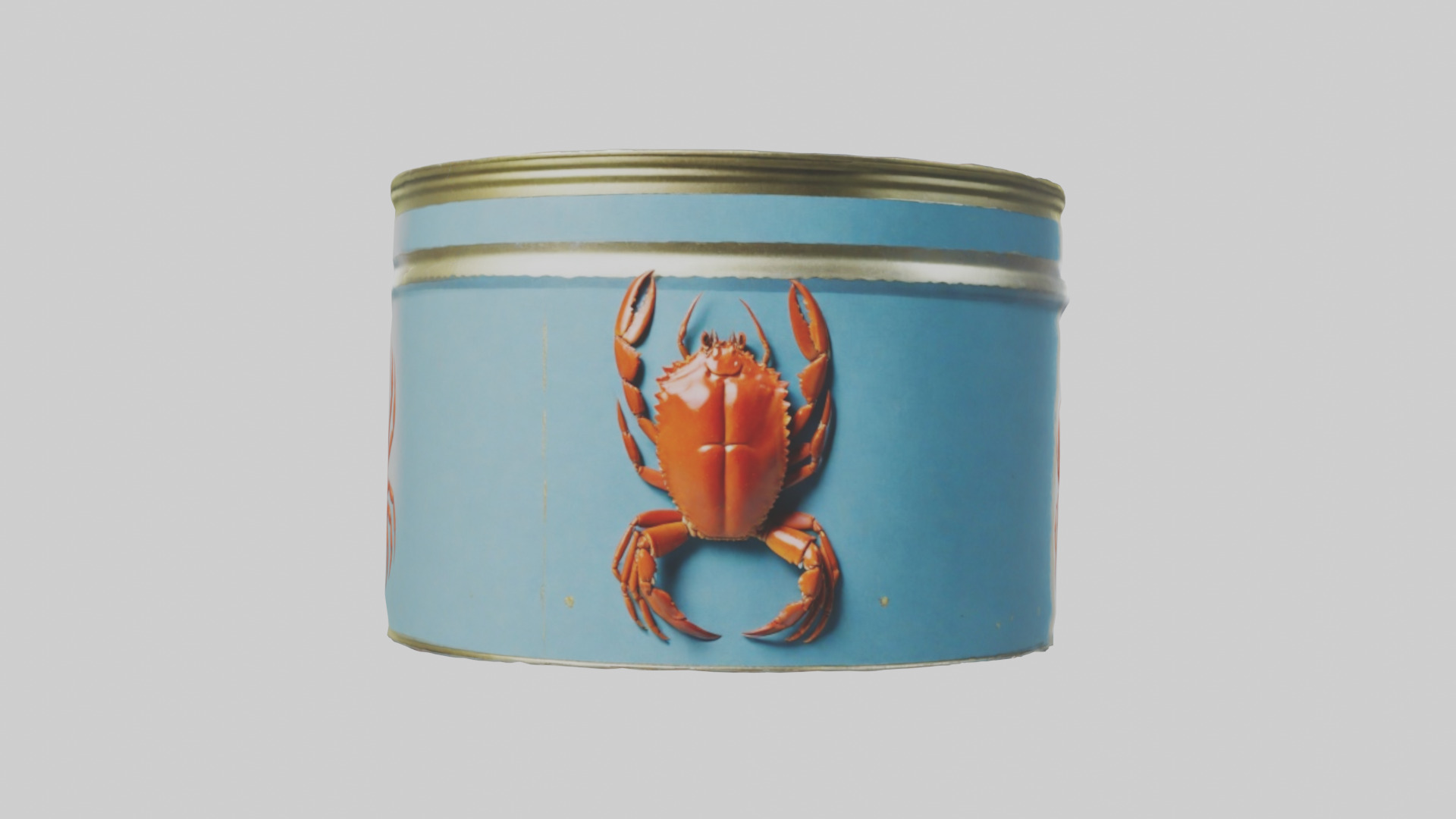 Canned Crab model Low-poly 3D model_9
