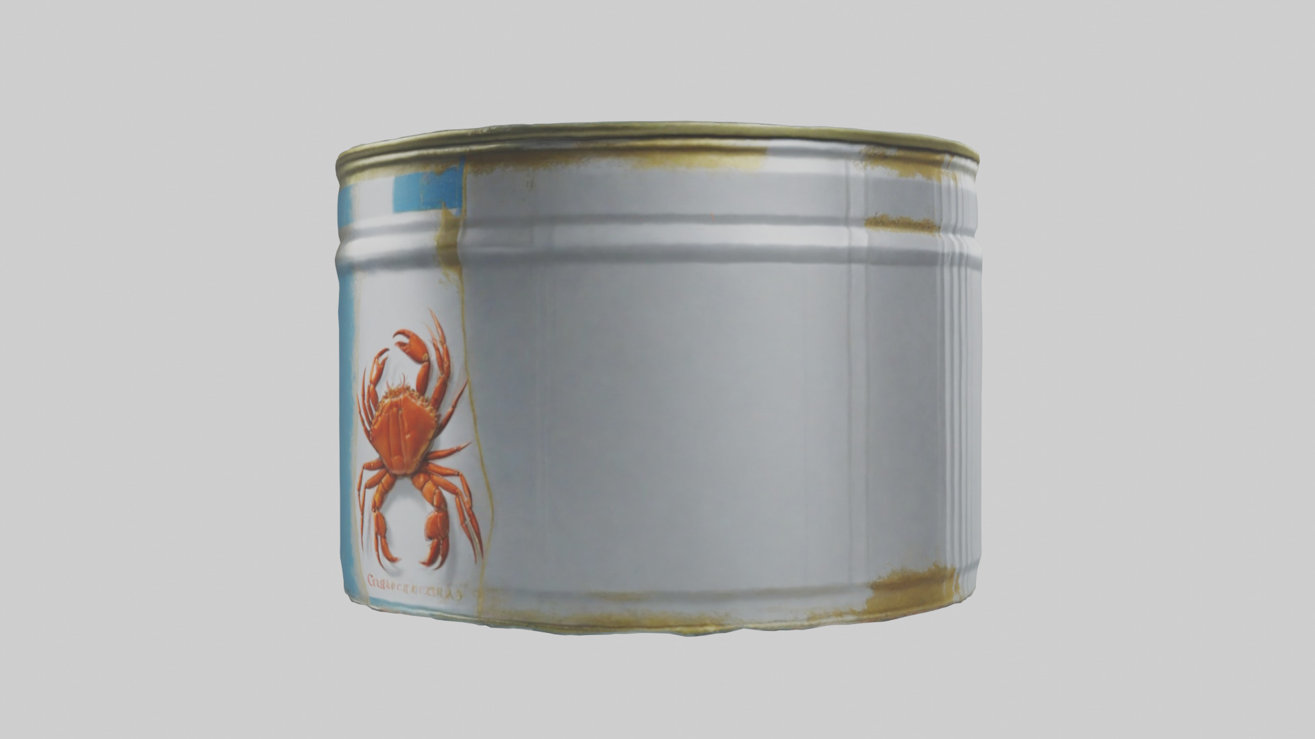 Canned Crab model Low-poly 3D model_1