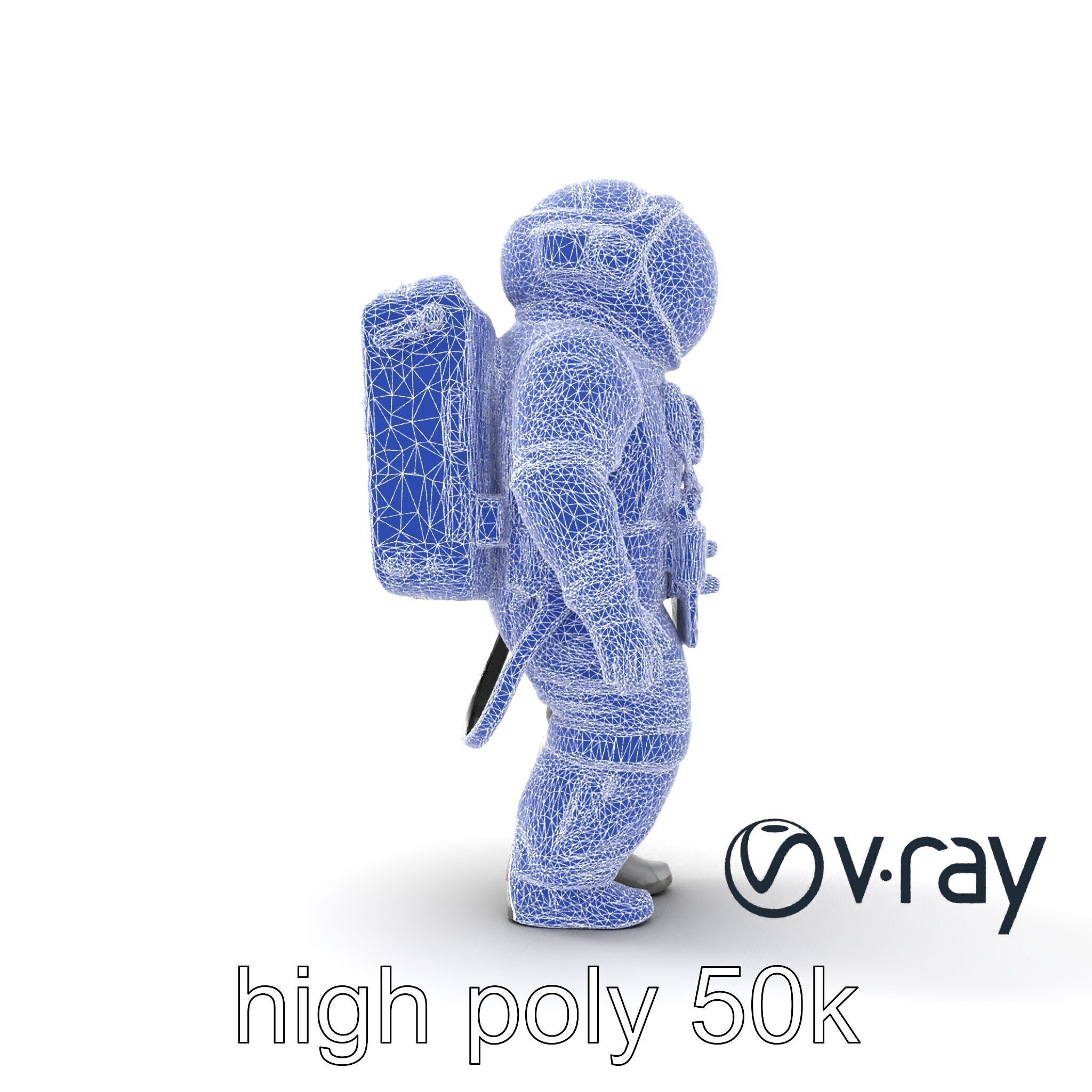 Japanese JAXA Spacesuit Prototype model pack Low-poly 3D model_25