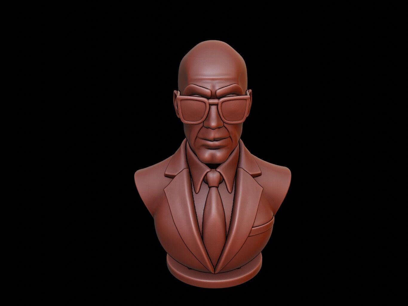 Spy Bust 3D print model_1
