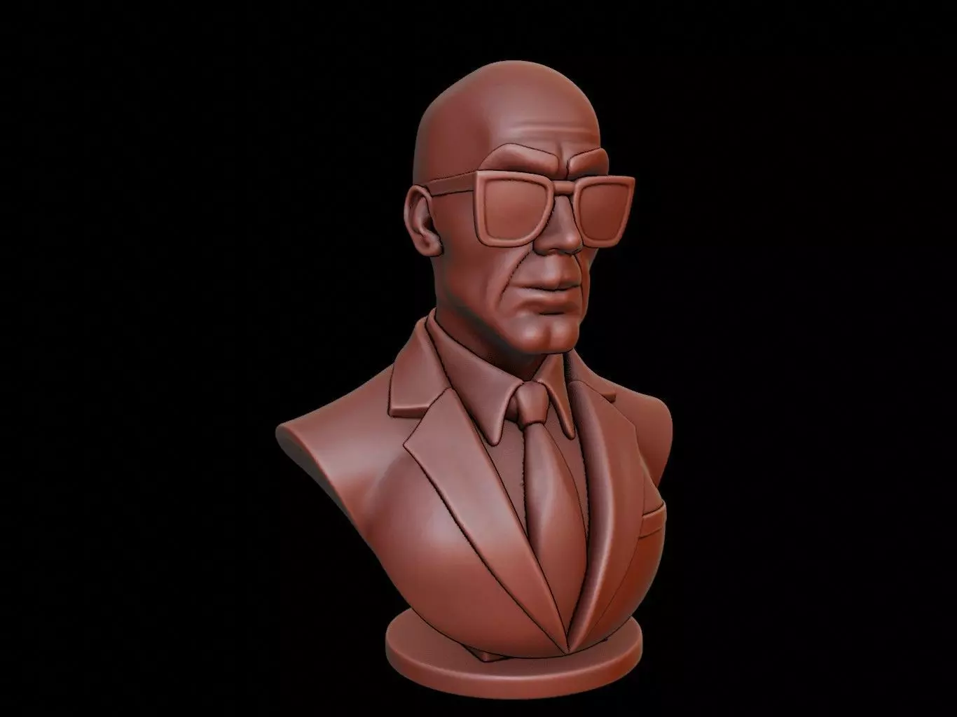 Spy Bust 3D print model_0