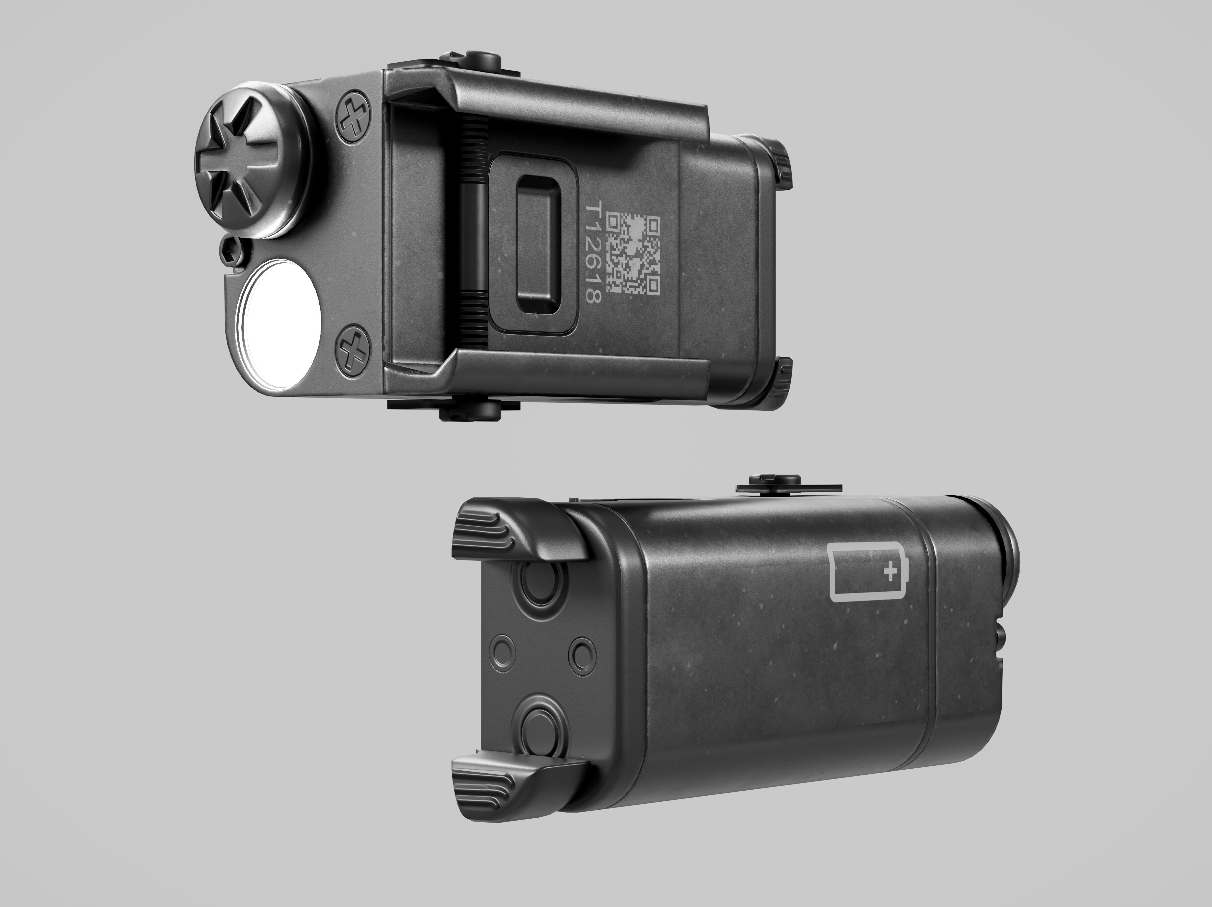 SureFire XC1 Compact Handgun Weaponlight Low-poly 3D model_2