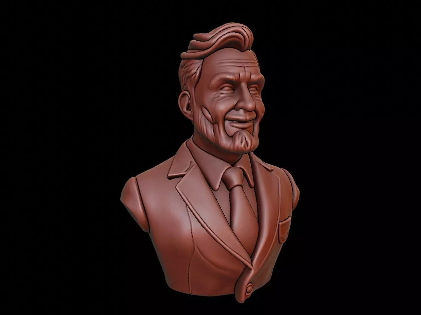 Teacher Bust 3D print model_0