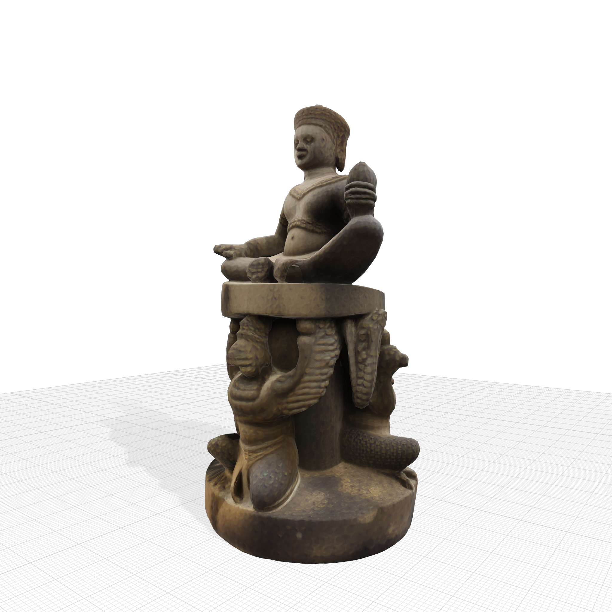 KHMER ART Low-poly 3D model_1
