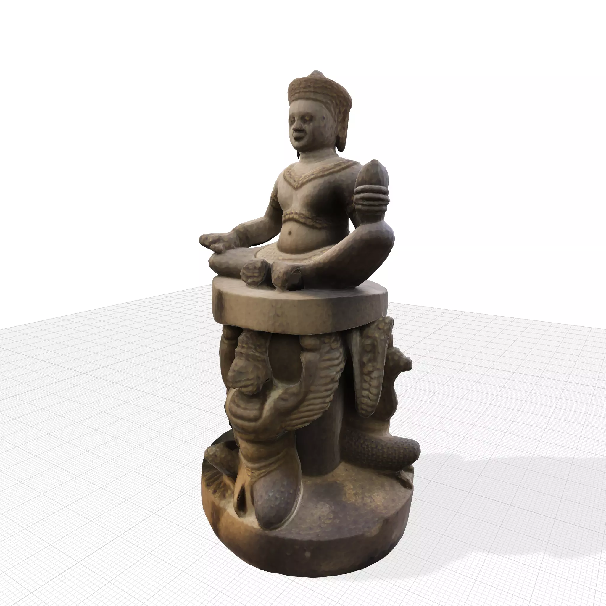KHMER ART Low-poly 3D model_0