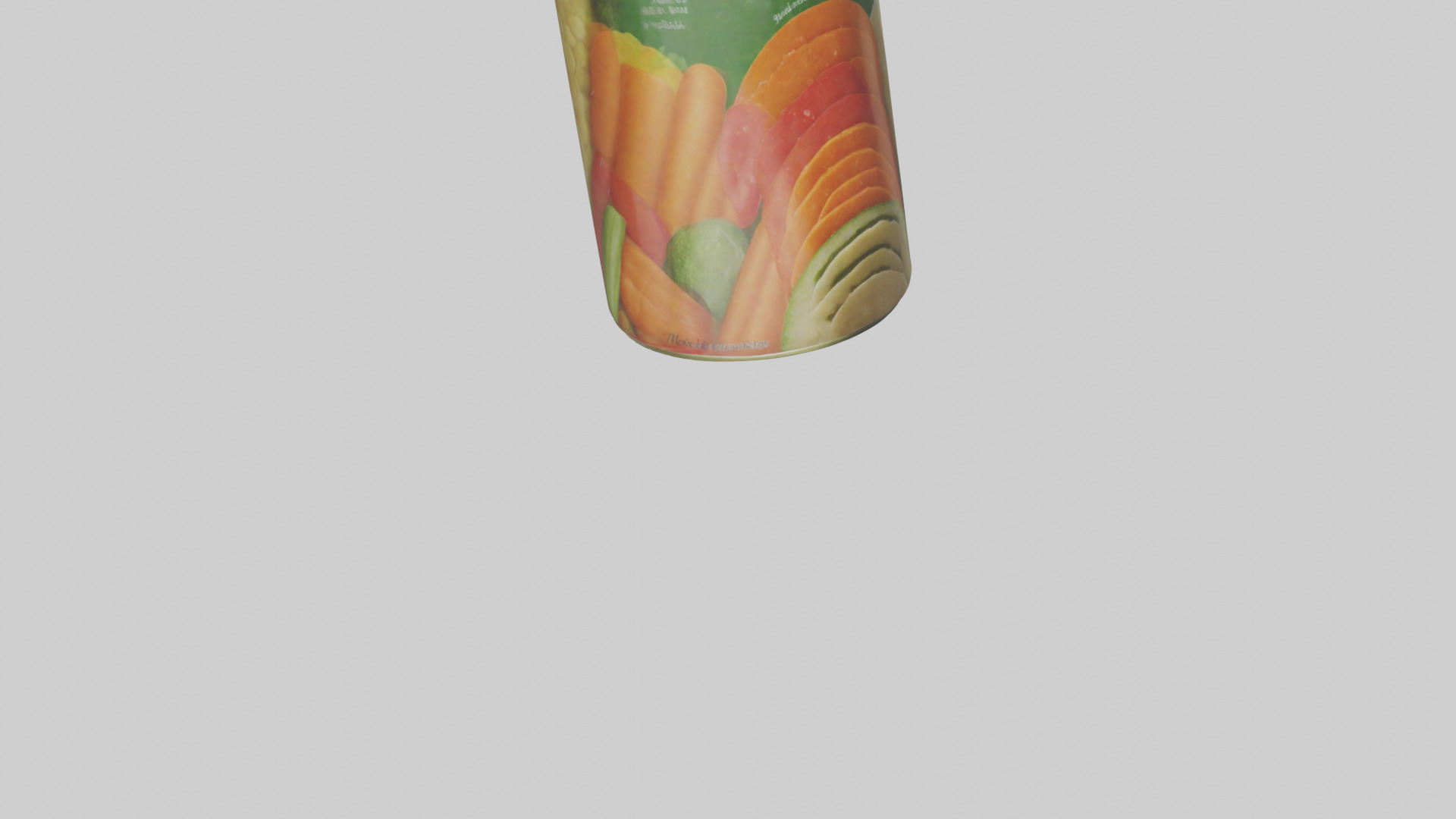 Canned Mixed Vegetables model Low-poly 3D model_6