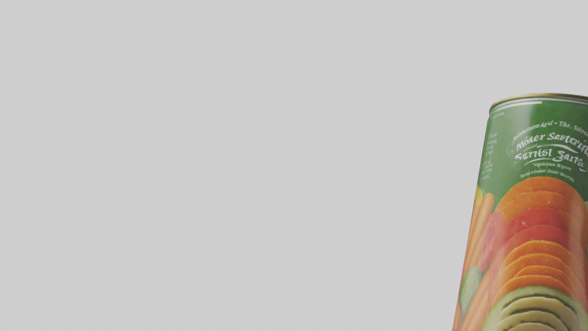 Canned Mixed Vegetables model Low-poly 3D model_21