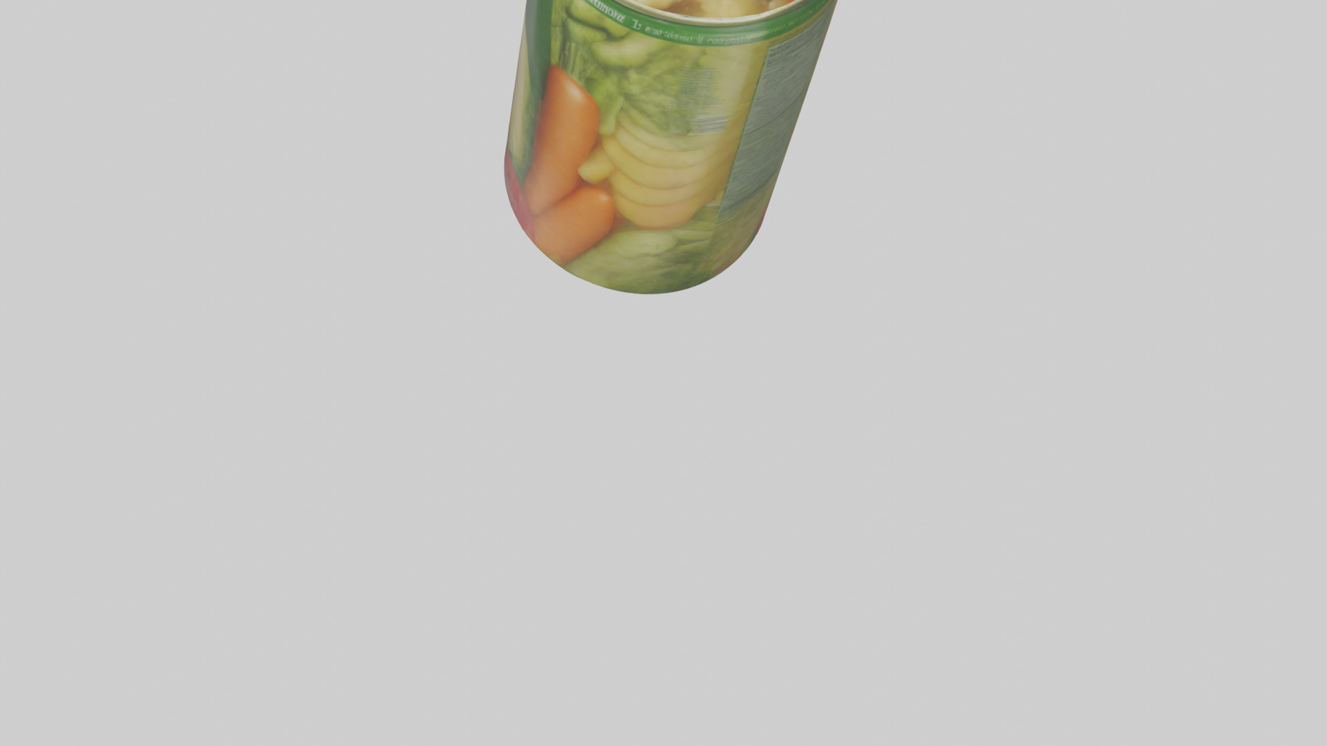 Canned Mixed Vegetables model Low-poly 3D model_3