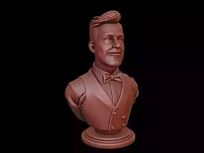 Waiter Bust