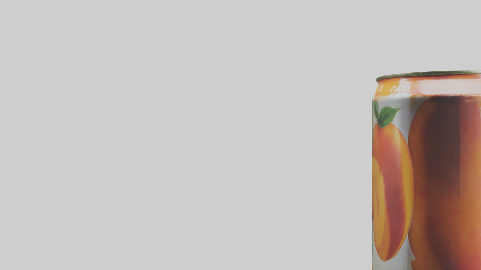 Canned Peaches model Low-poly 3D model_21