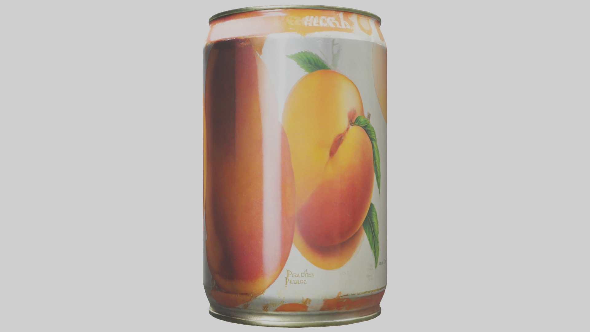 Canned Peaches model Low-poly 3D model_11
