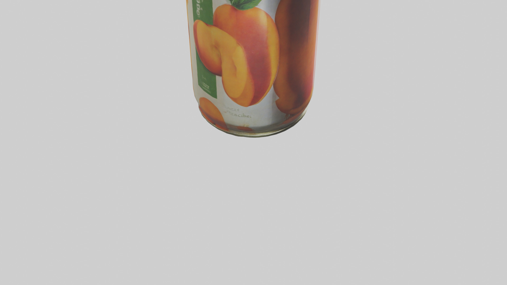 Canned Peaches model Low-poly 3D model_6