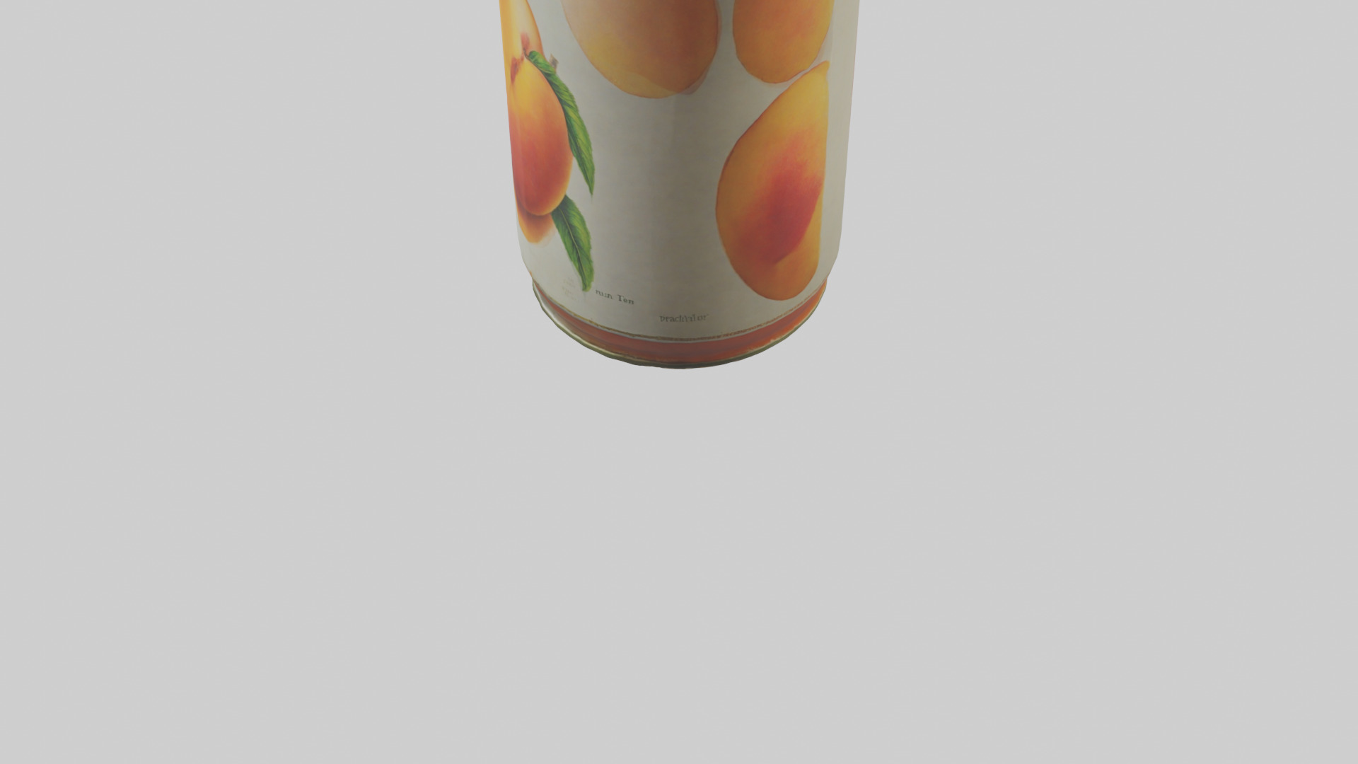 Canned Peaches model Low-poly 3D model_3