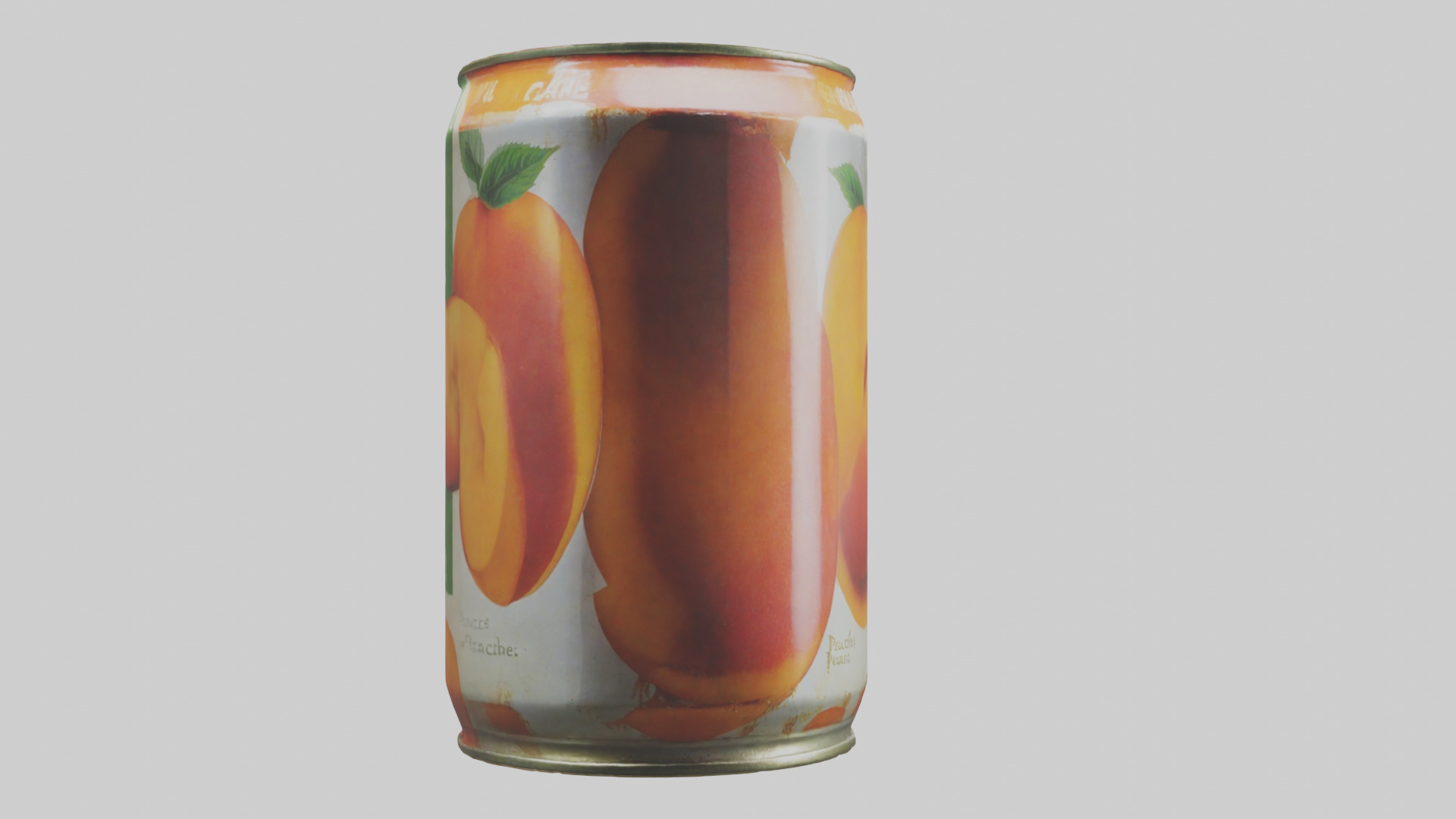 Canned Peaches model Low-poly 3D model_18