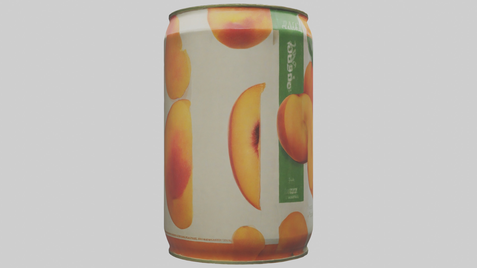 Canned Peaches model Low-poly 3D model_2