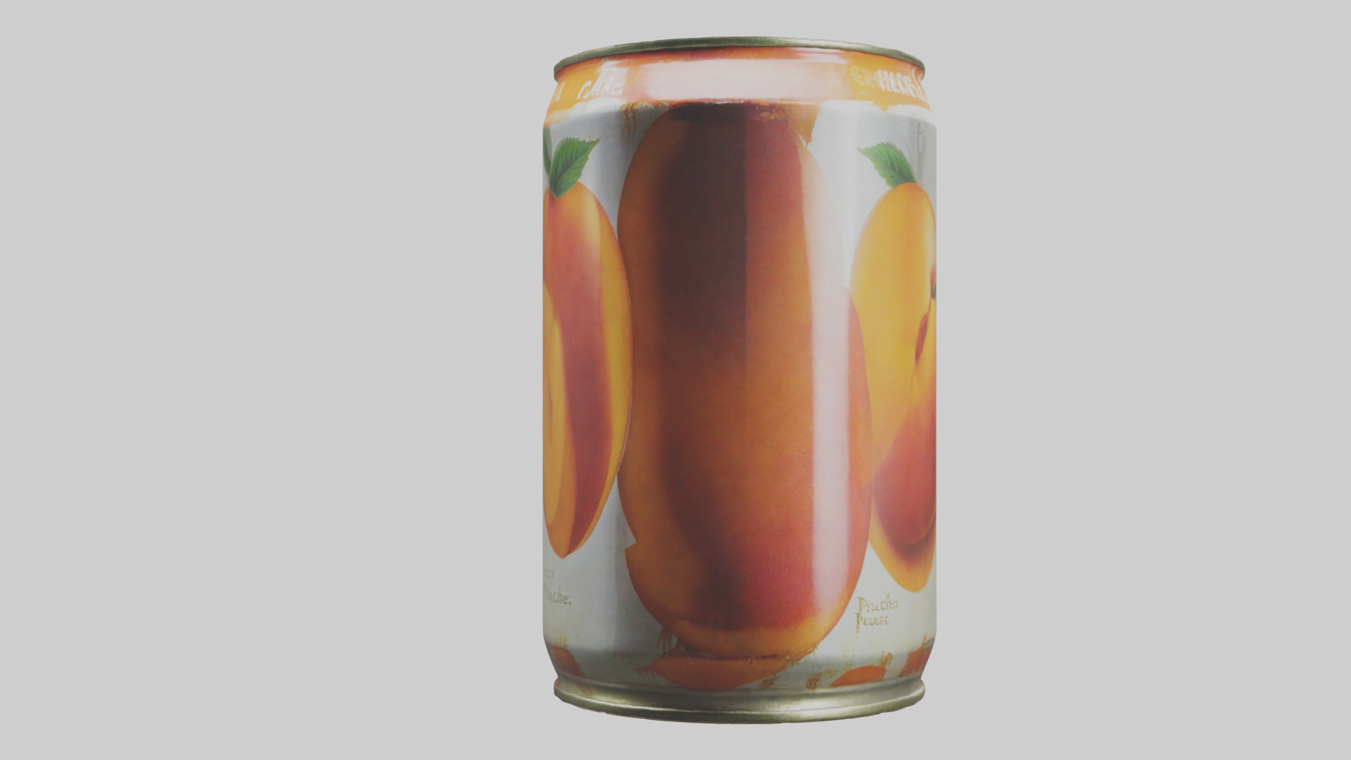 Canned Peaches model Low-poly 3D model_15