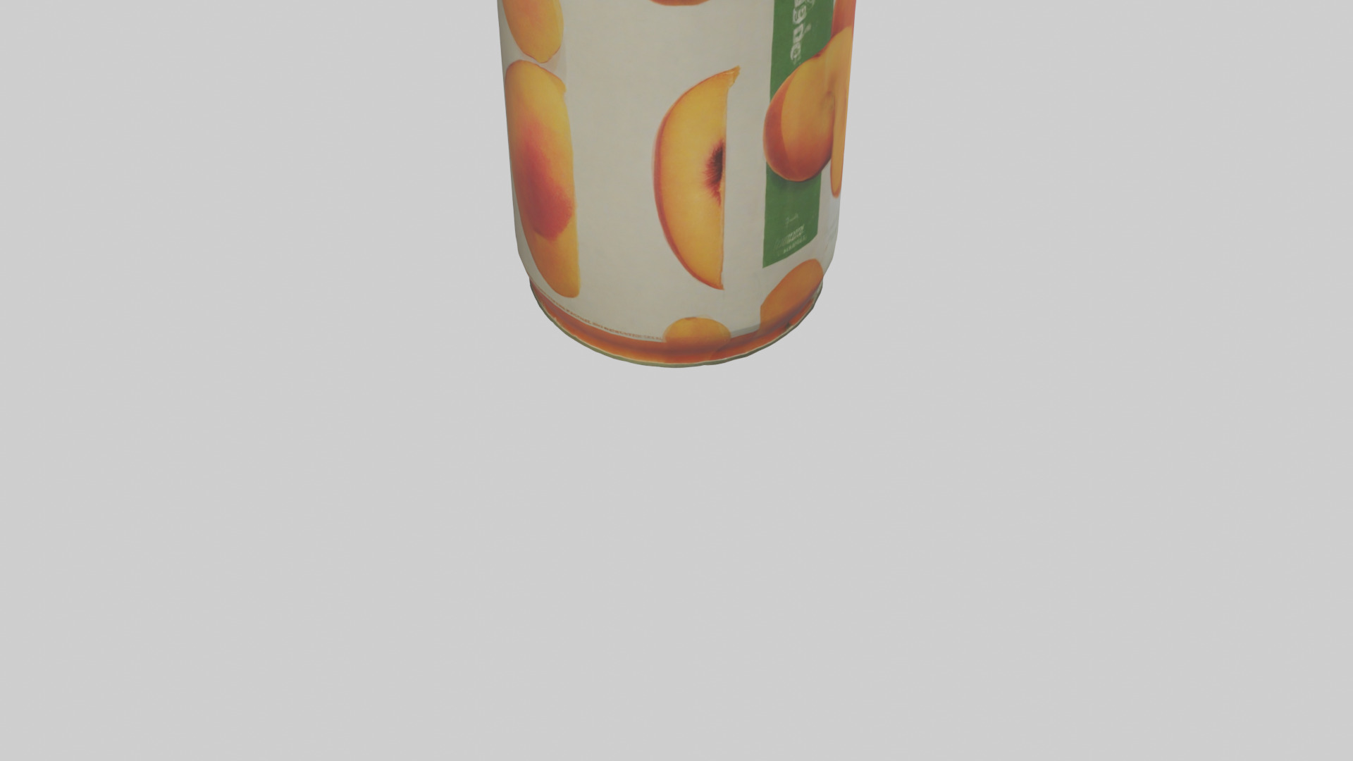 Canned Peaches model Low-poly 3D model_4
