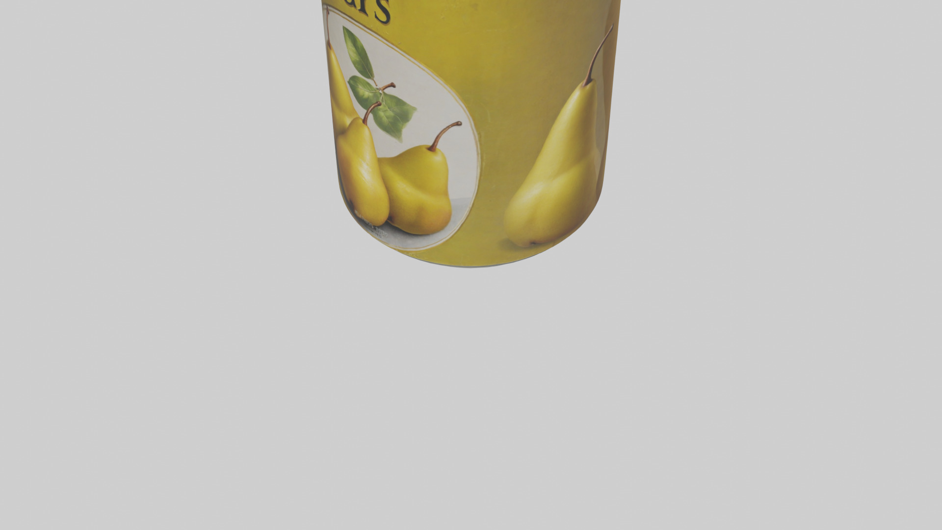 Canned Pears model Low-poly 3D model_5