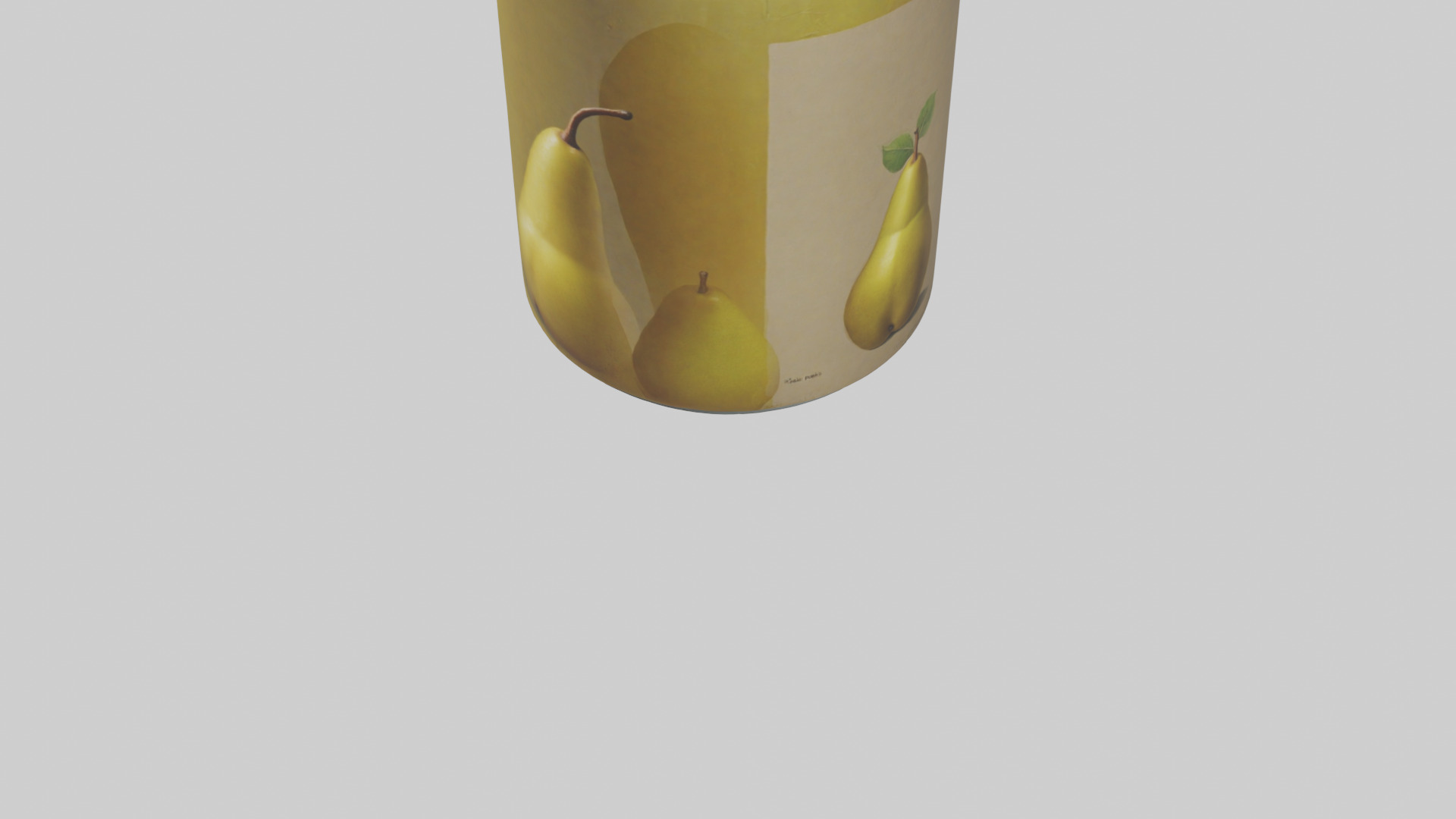 Canned Pears model Low-poly 3D model_3