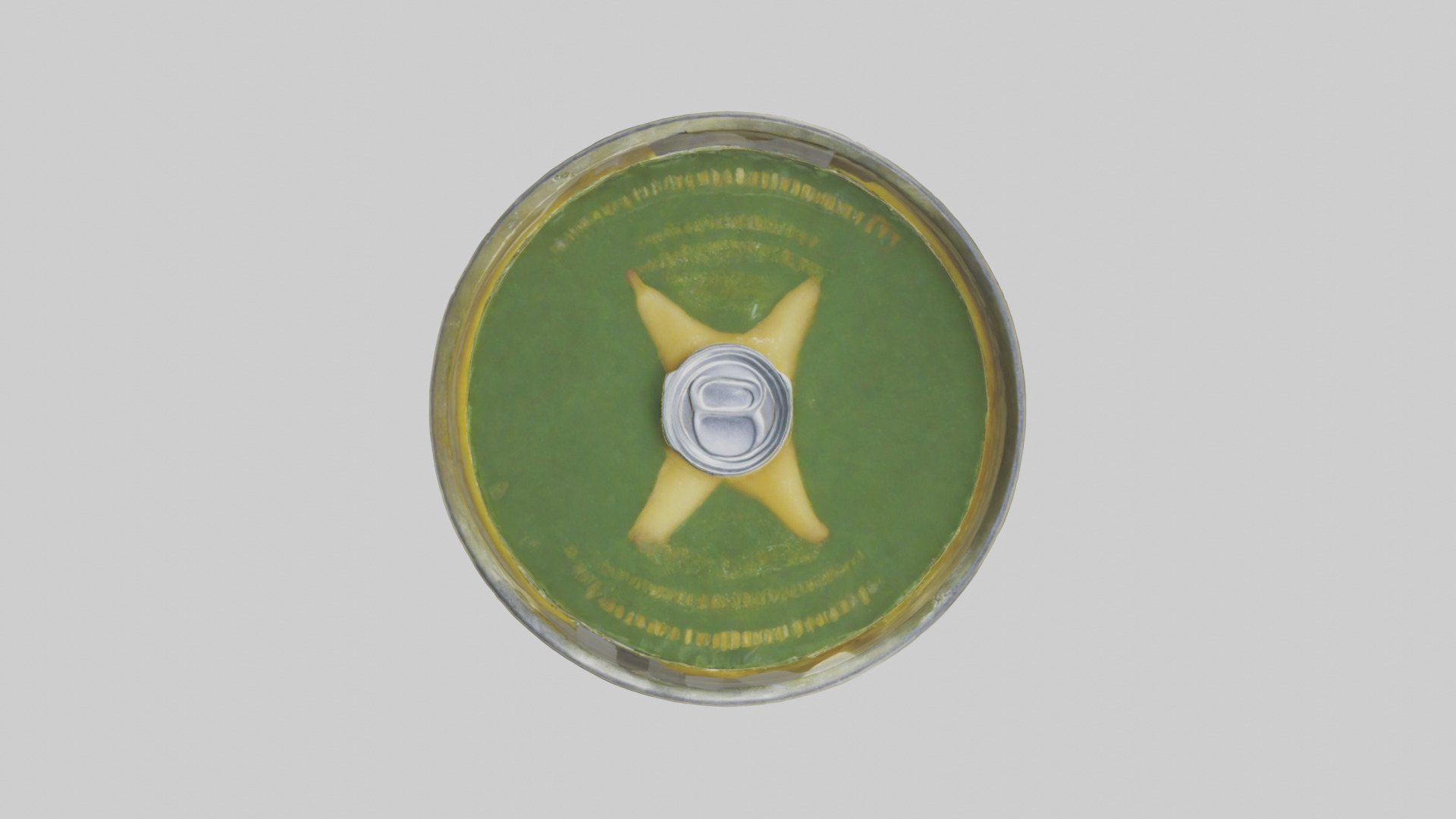 Canned Pears model Low-poly 3D model_24