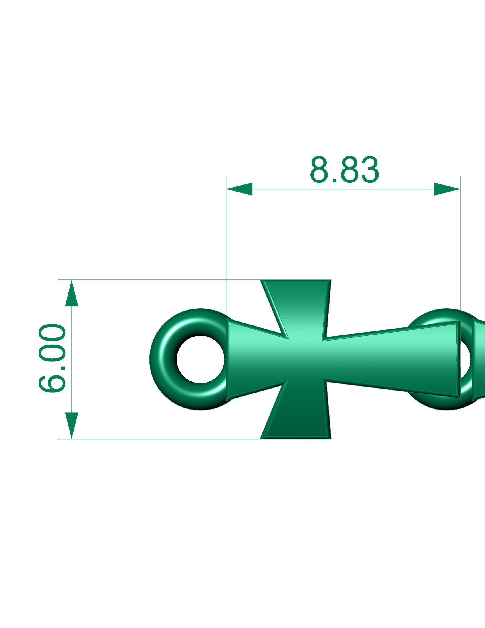 5 SET Top Selling Jesus Cross 3D Ready to Print Bracelet 3D Model Collection_11