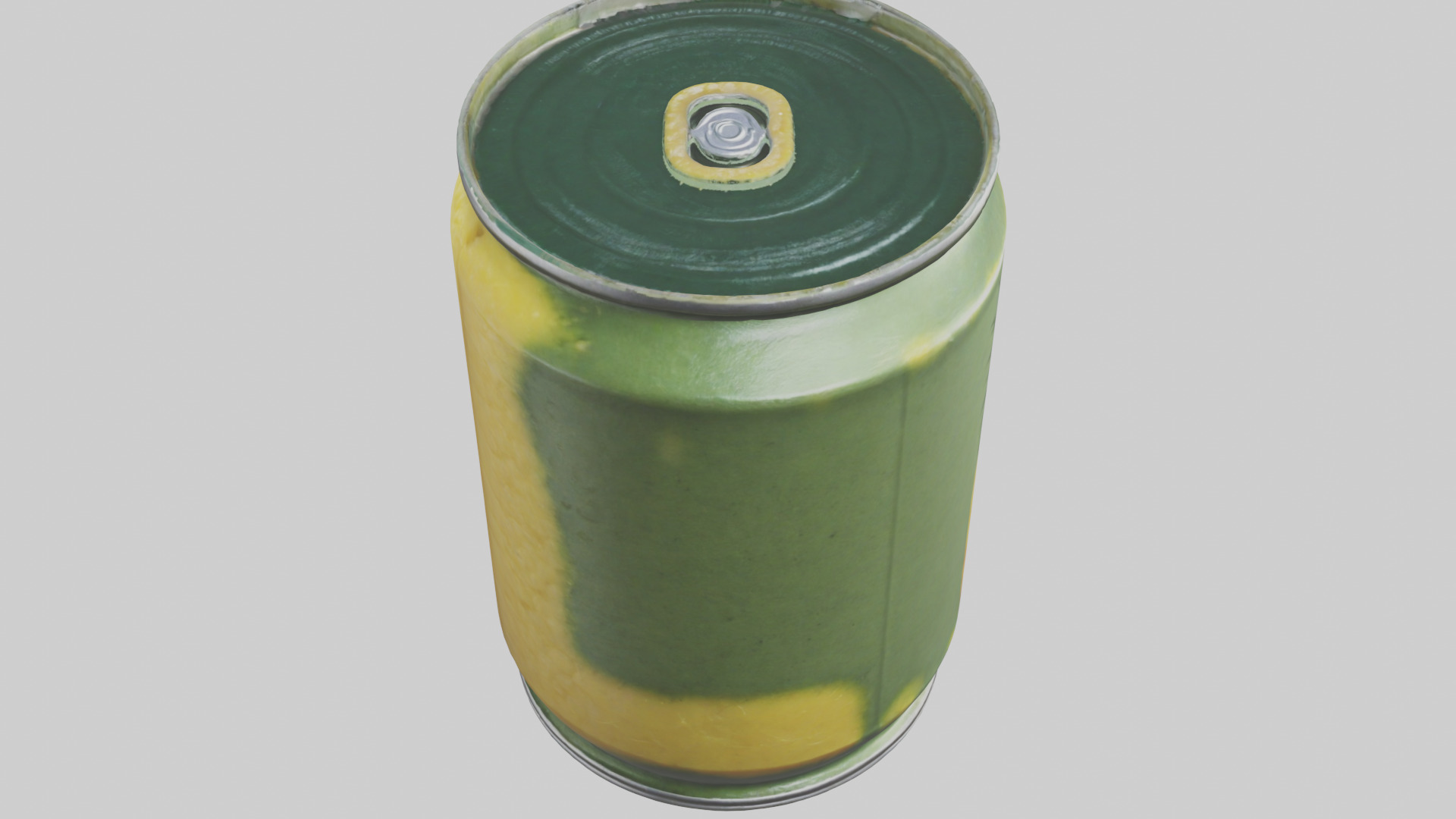 Canned Pineapple model Low-poly 3D model_25