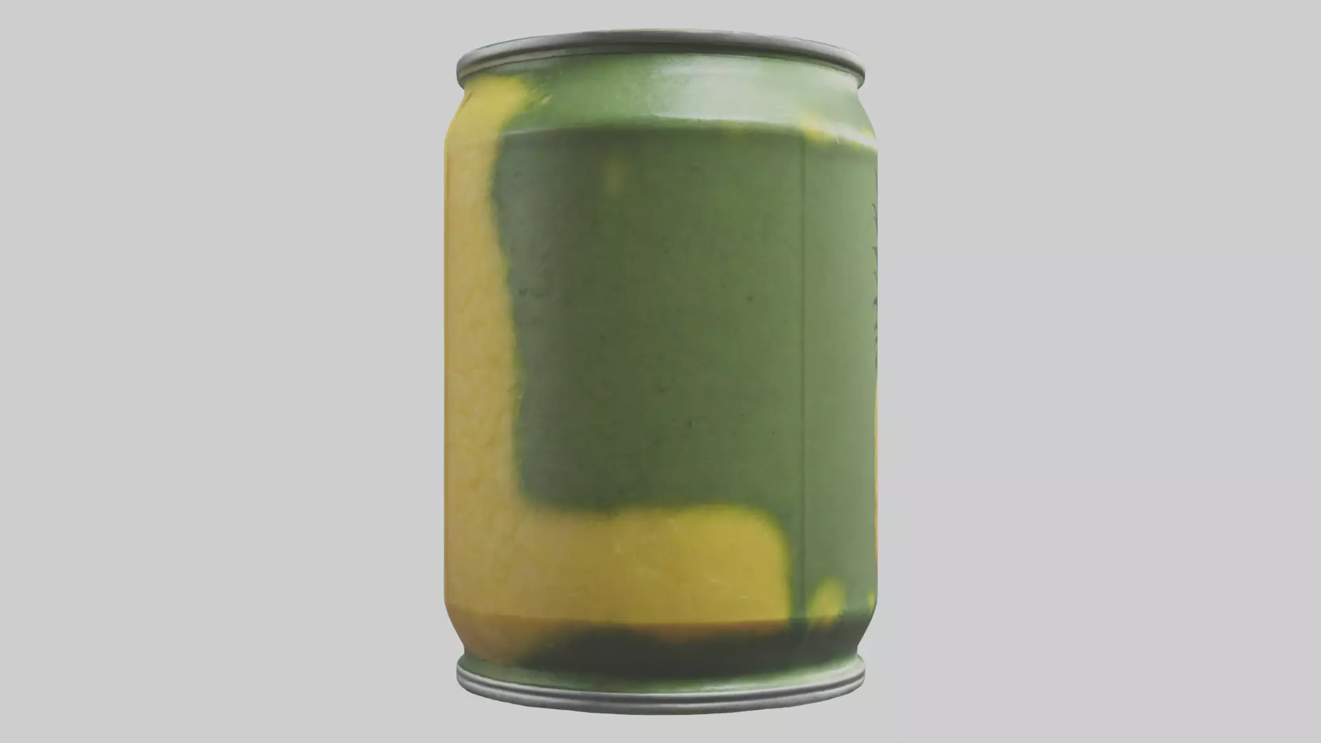 Canned Pineapple model Low-poly 3D model_0