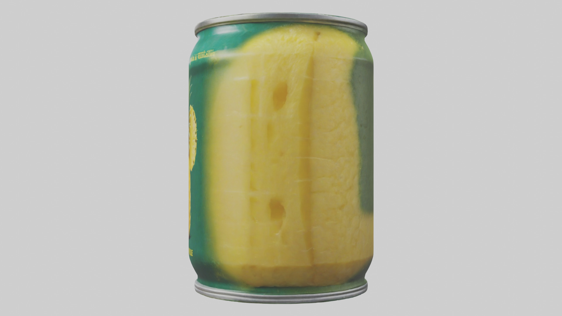 Canned Pineapple model Low-poly 3D model_22