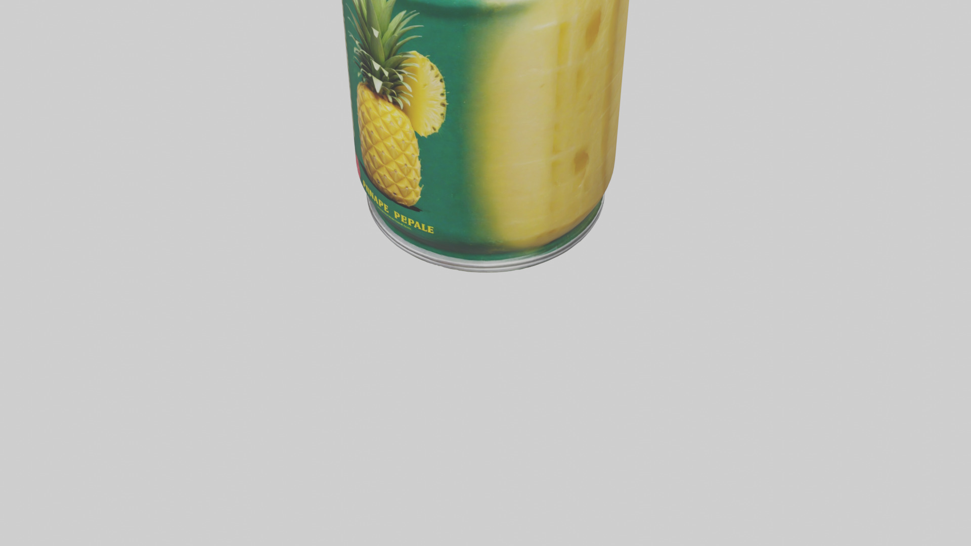 Canned Pineapple model Low-poly 3D model_5