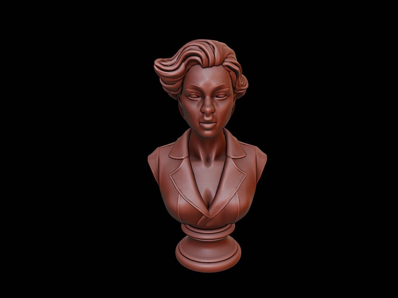 minister Bust 3D print model_1
