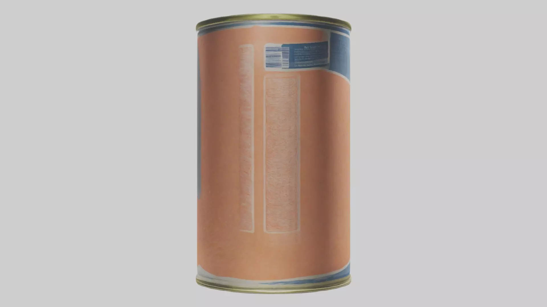 Canned Salmon model Low-poly 3D model_0
