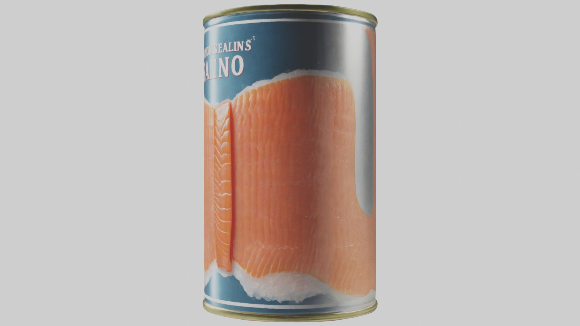 Canned Salmon model Low-poly 3D model_11