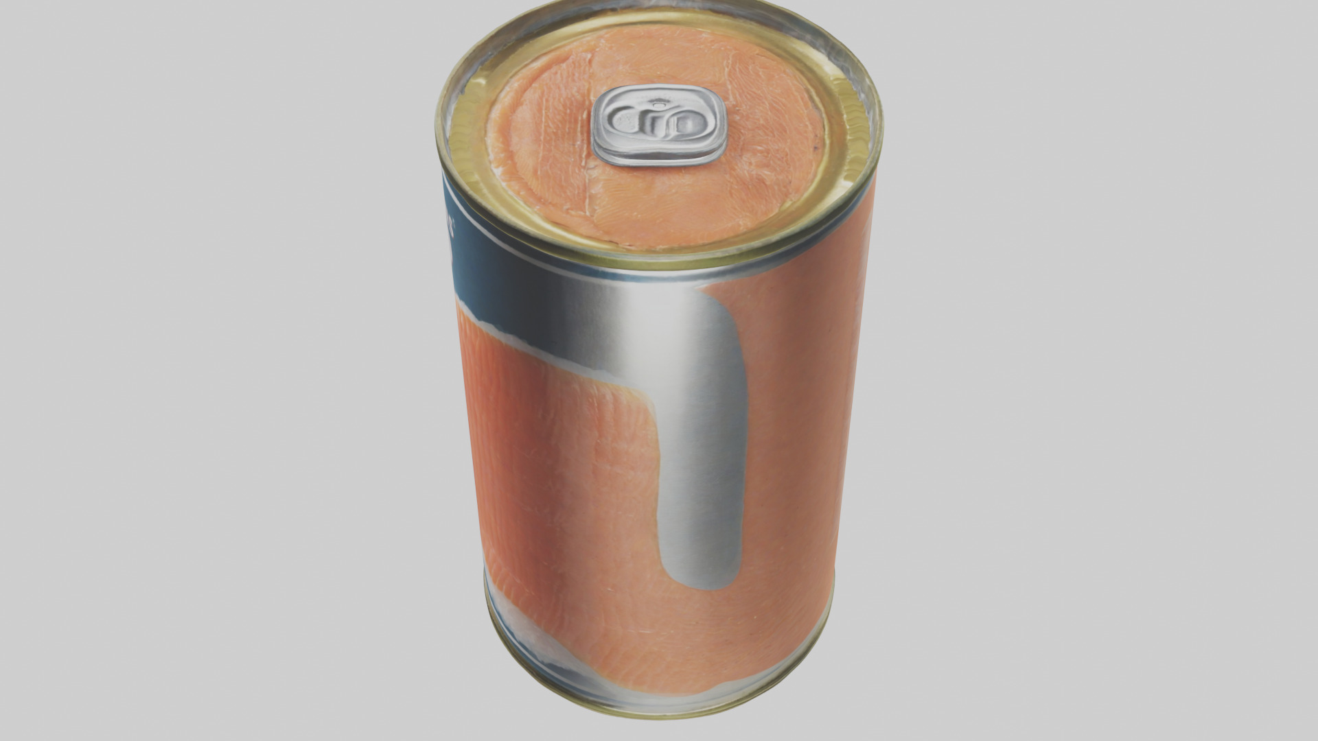Canned Salmon model Low-poly 3D model_27