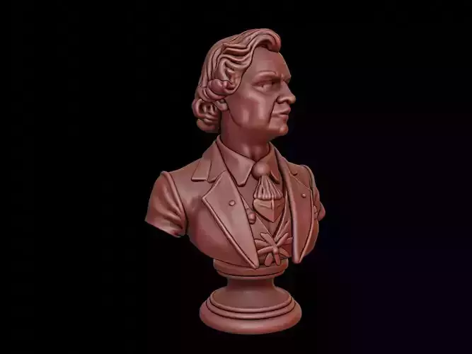 minister Bust 3D print model