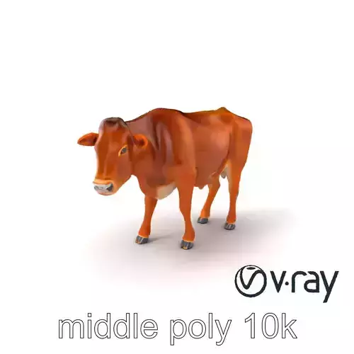 Brown Cow Detailed Model Pack