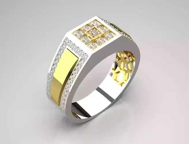 man diamond ring mr0130