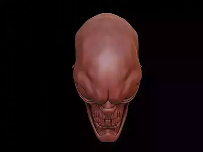 Alien Mask 3d Printing