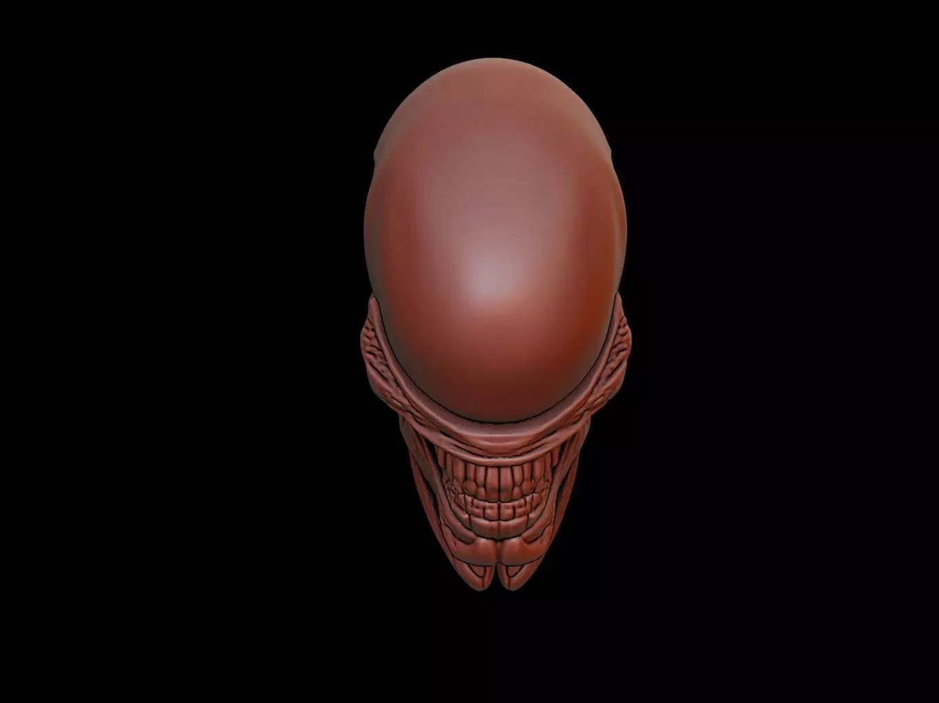 Alien Mask 3d Printing 3D print model