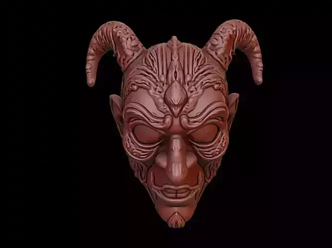 Ancient Sorcerer Mask 3d Printing