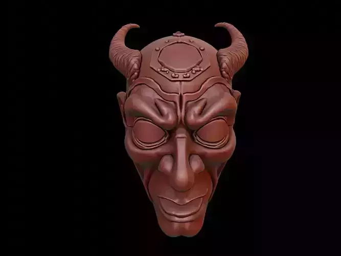 Ancient Sorcerer Mask 3d Printing