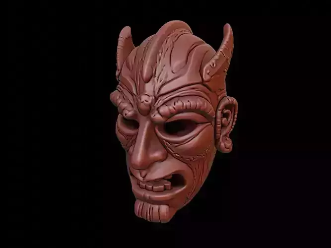 Ancient Warrior Mask 3d Printing