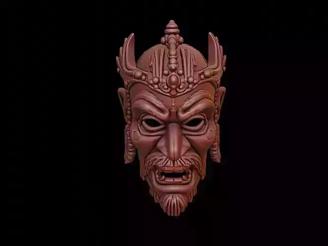 Ancient Warrior Mask 3d Printing